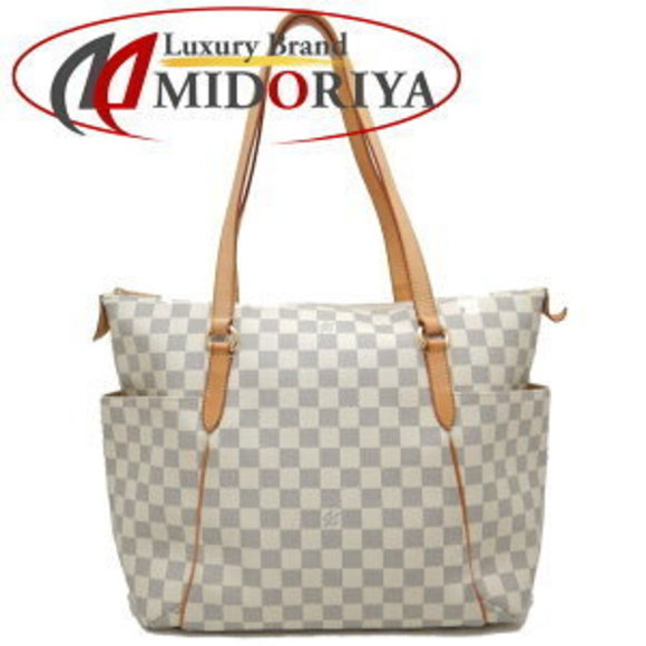 Louis Vuitton Damier Azur White Totally Tote Bag White - Picture 1 of 9